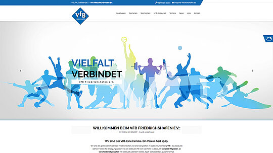 Neue Website, VfB Friedrichshafen