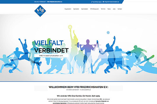 Neue Website, VfB Friedrichshafen